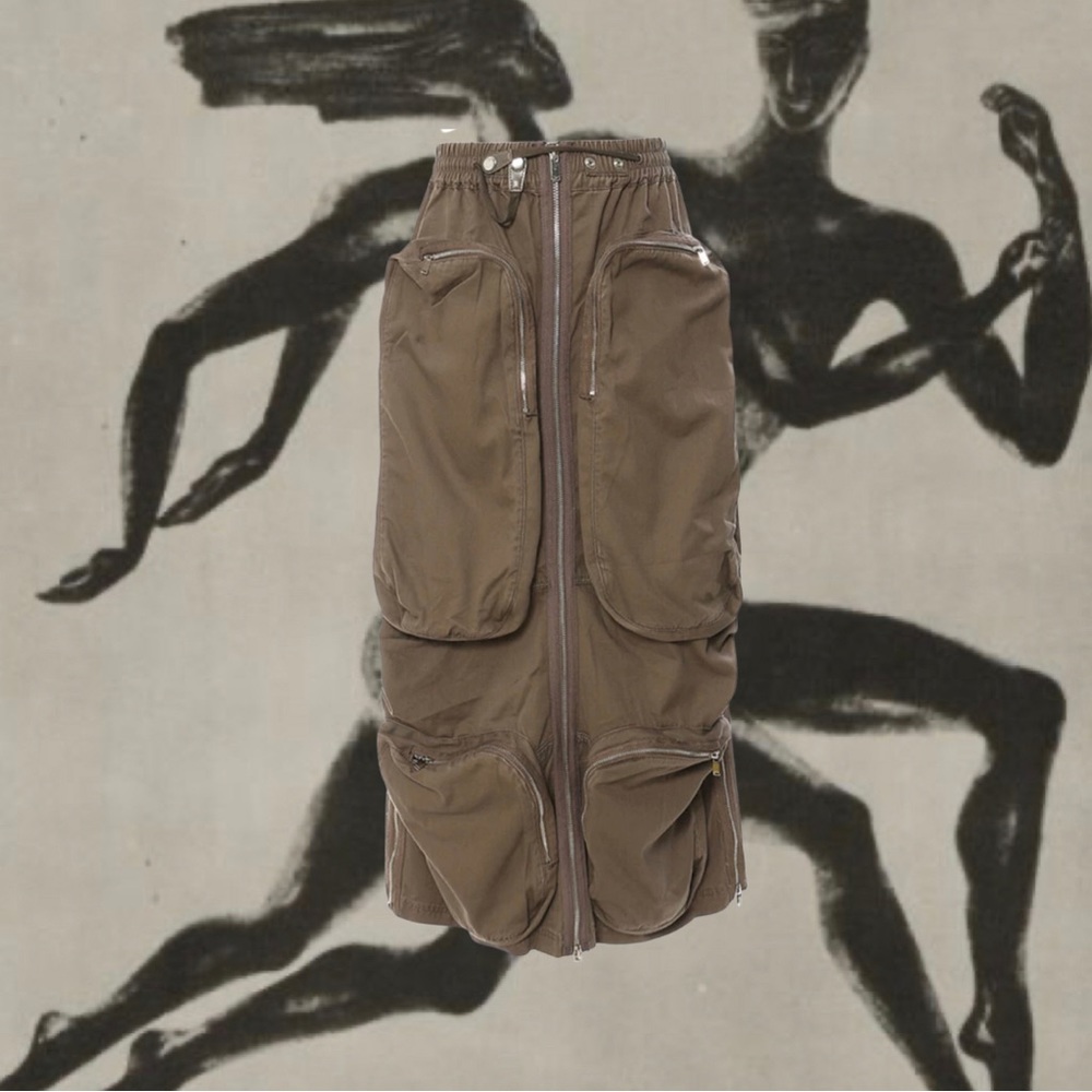 Thirteen Army Green Pocket Skirt